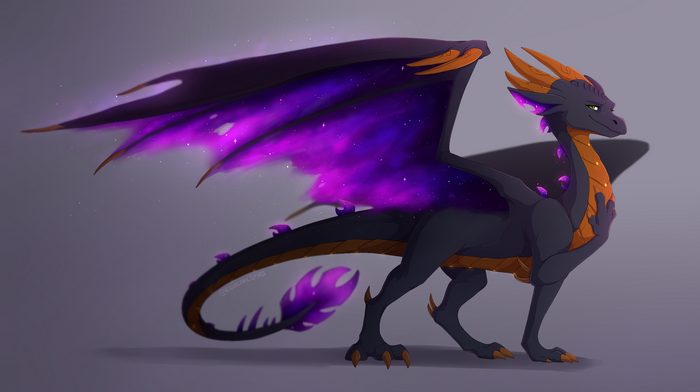 Dragon with galaxy wings from Spyro