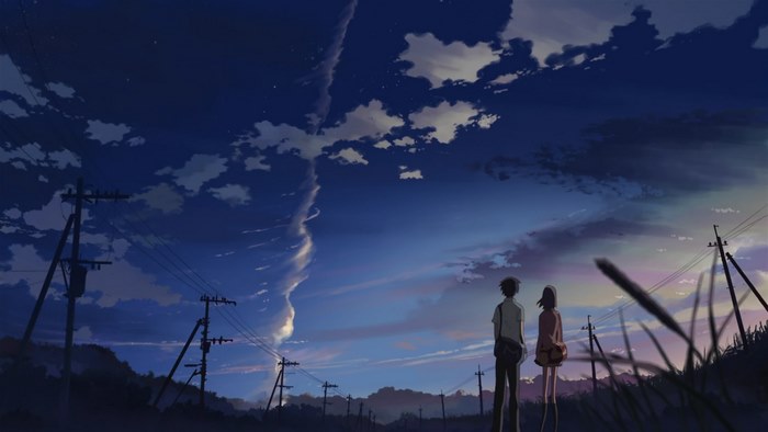 Takaki Touno looking at the sky