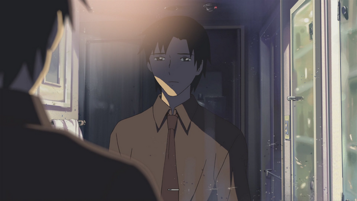 Takaki Touno in a bathroom