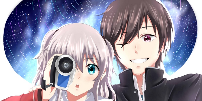 Yū Otosaka and Nao Tomori from Charlotte