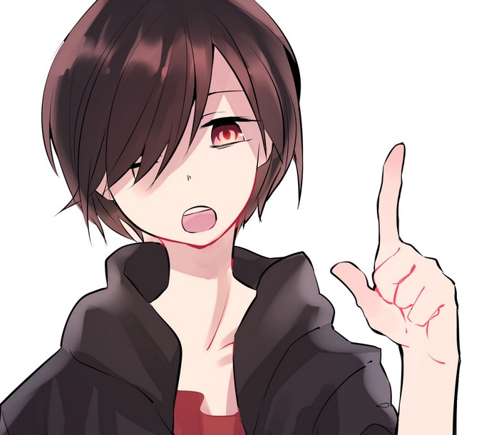 Yū Otosaka pointing finger