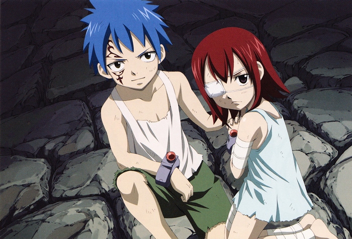 Jellal Fernandes and Erza Scarlet from Fairy Tail