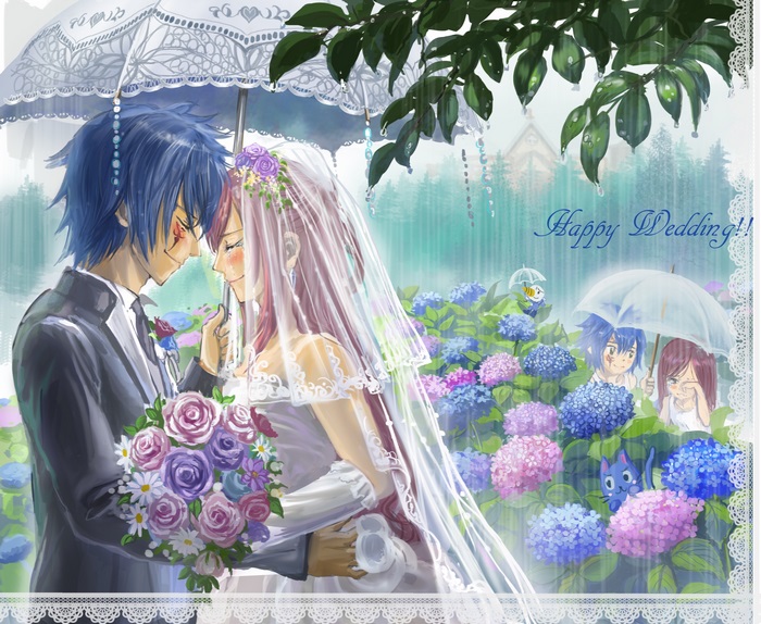 Jellal Fernandes and Erza Scarlet Wedding