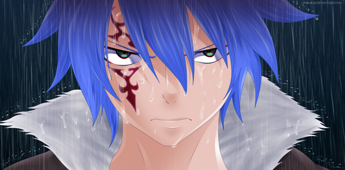 Jellal Fernandes in the rain