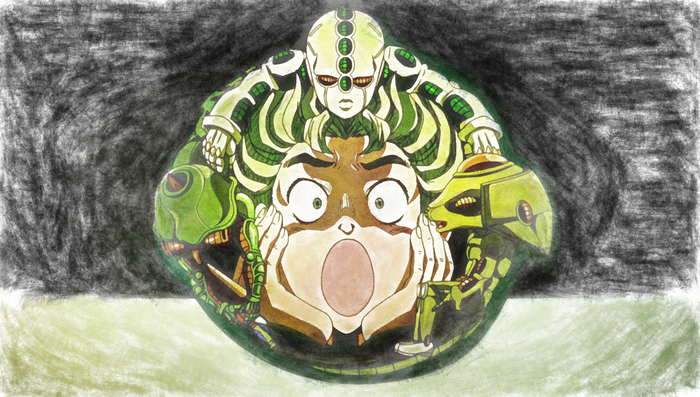 Koichi Hirose and Stands from JoJo's Bizarre Adventure