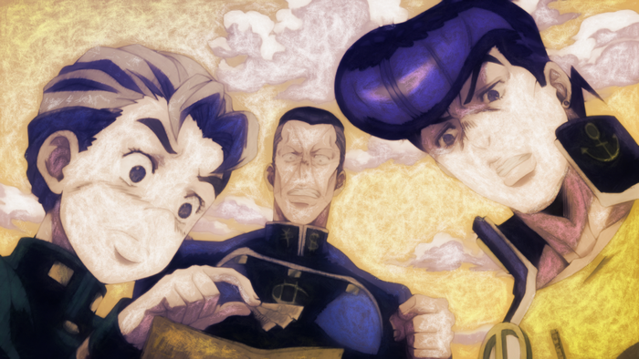 Koichi Hirose and allies from JoJo's Bizarre Adventure