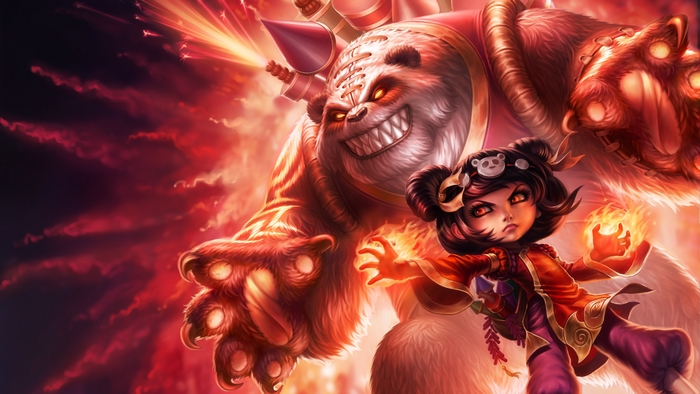 Annie and Tibbers from League of Legends