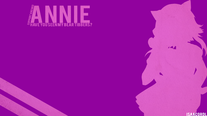 Annie from League of Legends silhouette