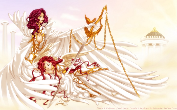 Cornelia and Euphemia from Code Geass