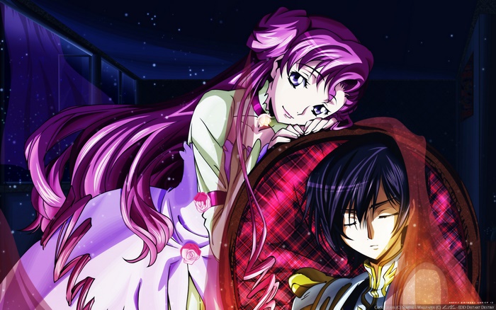 Euphemia Li Britannia and Lelouch Lamperouge from Code Geass