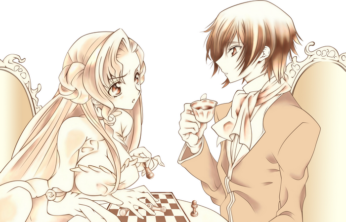Euphemia Li Britannia playing chess