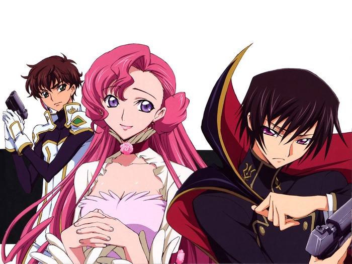 Euphemia Li Britannia and Lelouch Lamperouge from Code Geass