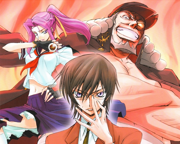 Euphemia Li Britannia and other characters from Code Geass