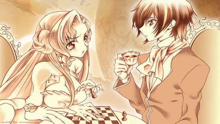 Euphemia Li Britannia playing chess
