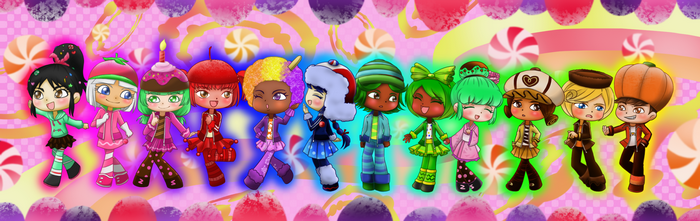 Vanellope von Schweetz Colorful Candy Characters