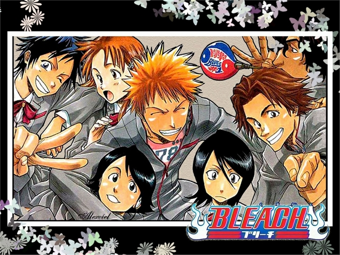 Bleach characters group shot