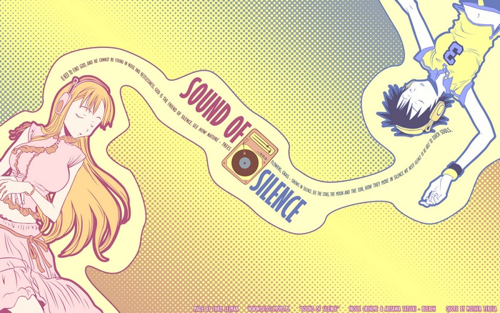 Sound of Silence Anime Girls with Headphones