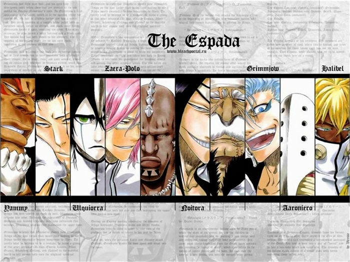 The Espada from Bleach