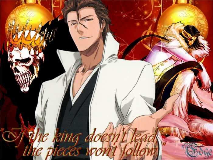 Sosuke Aizen and Coyote Starrk from Bleach