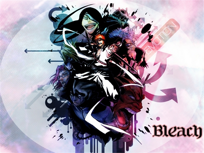 Bleach characters collage