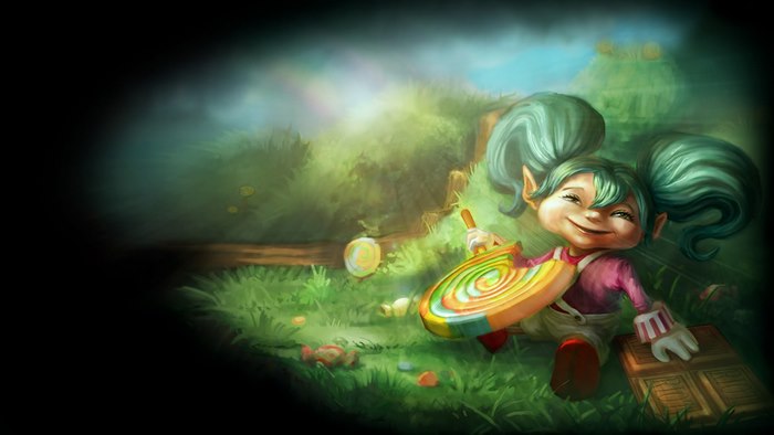 Poppy from League of Legends with Candy