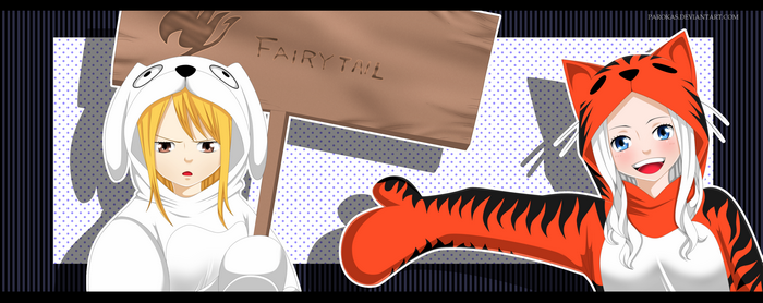 Lucy Heartfilia and Mirajane Strauss from Fairy Tail