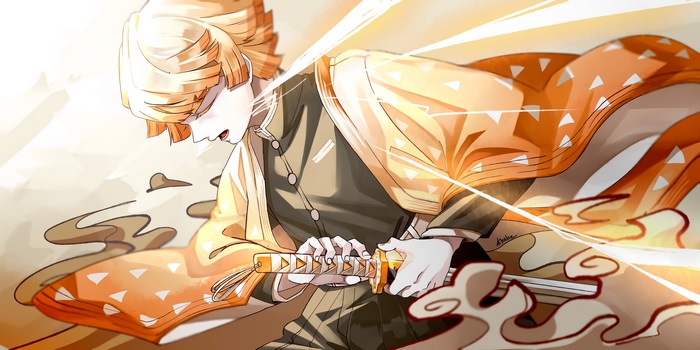 Zenitsu Agatsuma from Demon Slayer
