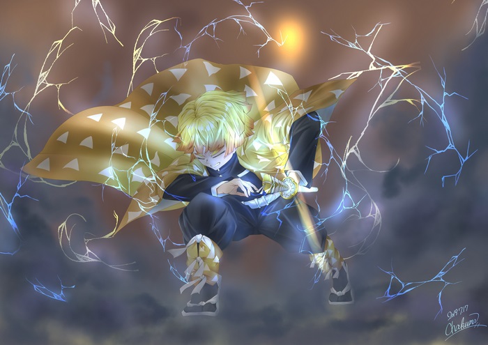 Zenitsu Agatsuma from Demon Slayer