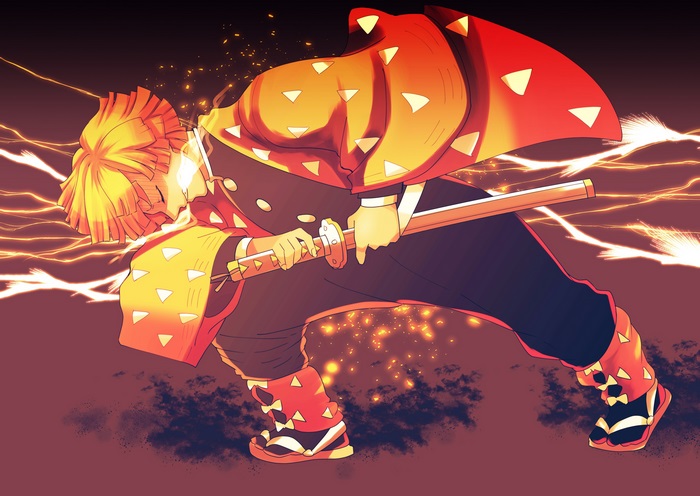 Zenitsu Agatsuma from Demon Slayer