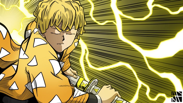 Zenitsu Agatsuma from Demon Slayer