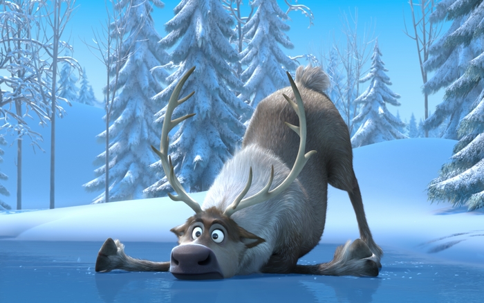 Sven from Frozen on Ice