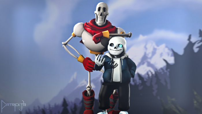 Papyrus and Sans from Undertale