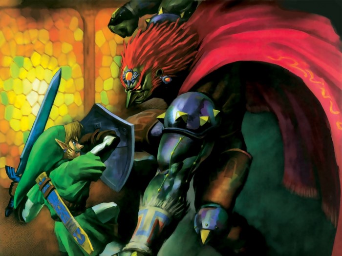 Link and Ganondorf from The Legend of Zelda