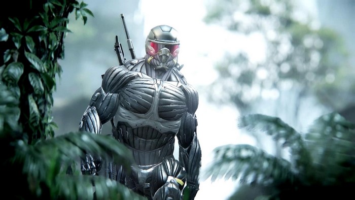 Prophet from Crysis in a jungle