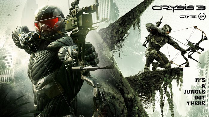 Crysis 3: Prophet with Bow in Ruined City