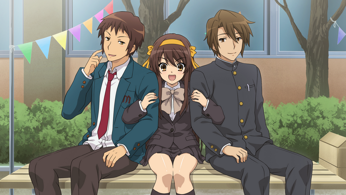 Haruhi Suzumiya and Itsuki Koizumi