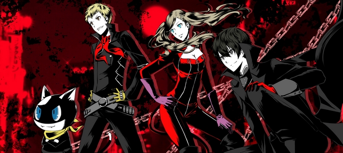 Persona 5 characters and Morgana