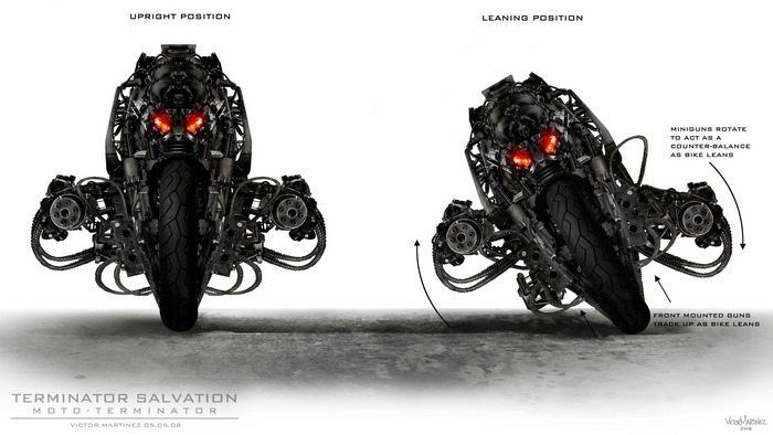 Terminator Salvation Moto-Terminator concept art