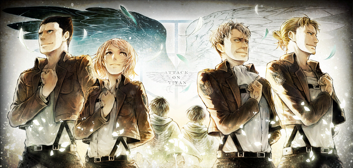 Attack on Titan characters with wings