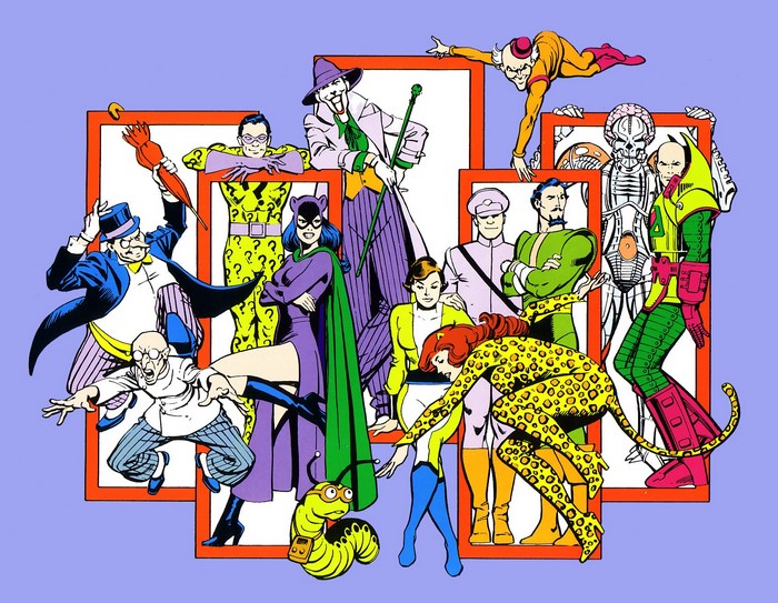 DC Comics villains group portrait