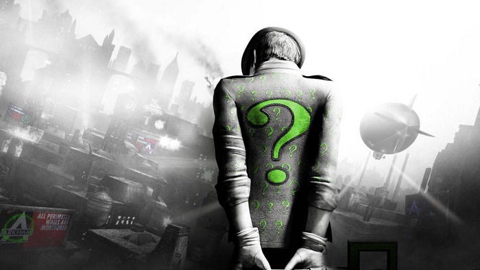 The Riddler from DC Comics in Gotham City