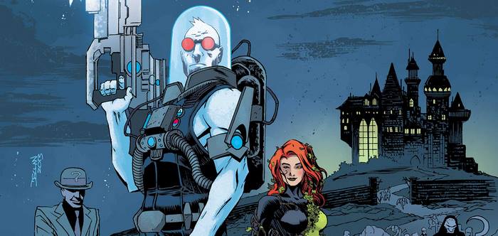 Mr. Freeze, Poison Ivy, and Riddler from DC Comics