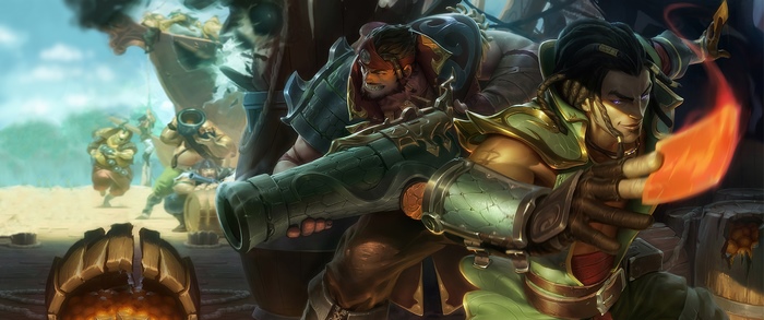 Gangplank and Graves from League of Legends