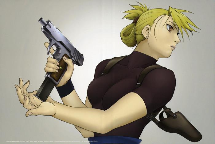 Riza Hawkeye from Fullmetal Alchemist