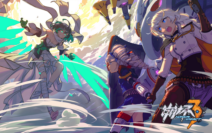 Kiana Kaslana and allies from Honkai Impact 3rd