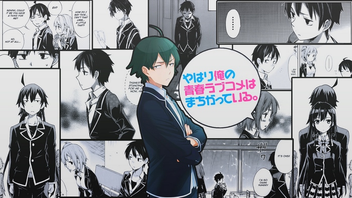 Hachiman Hikigaya and friends from My Teen Romantic Comedy SNAFU