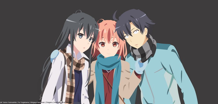 My Teen Romantic Comedy SNAFU: Yukino, Yui, and Hachiman