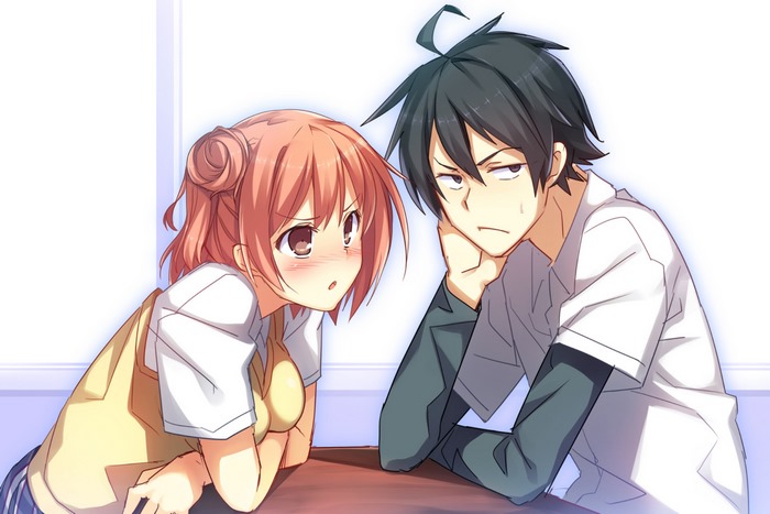 Hikigaya Hachiman and girl