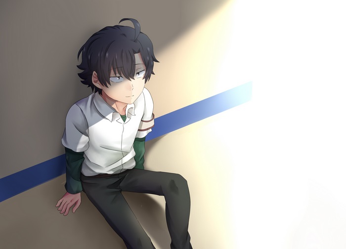 Hachiman Hikigaya from Yahari Ore no Seishun Love Comedy wa Machigatteiru.