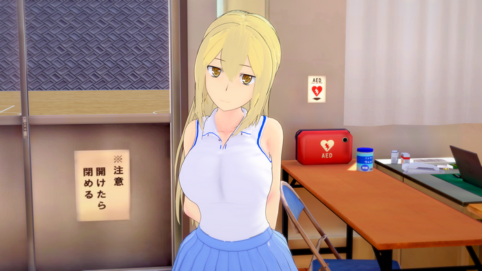 Aiz Wallenstein in a school setting